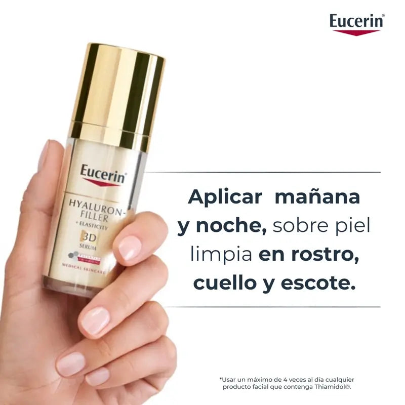 Eucerin Hyaluron Filler + Elasticity Serum avec Acide Hyaluronique 30 ml