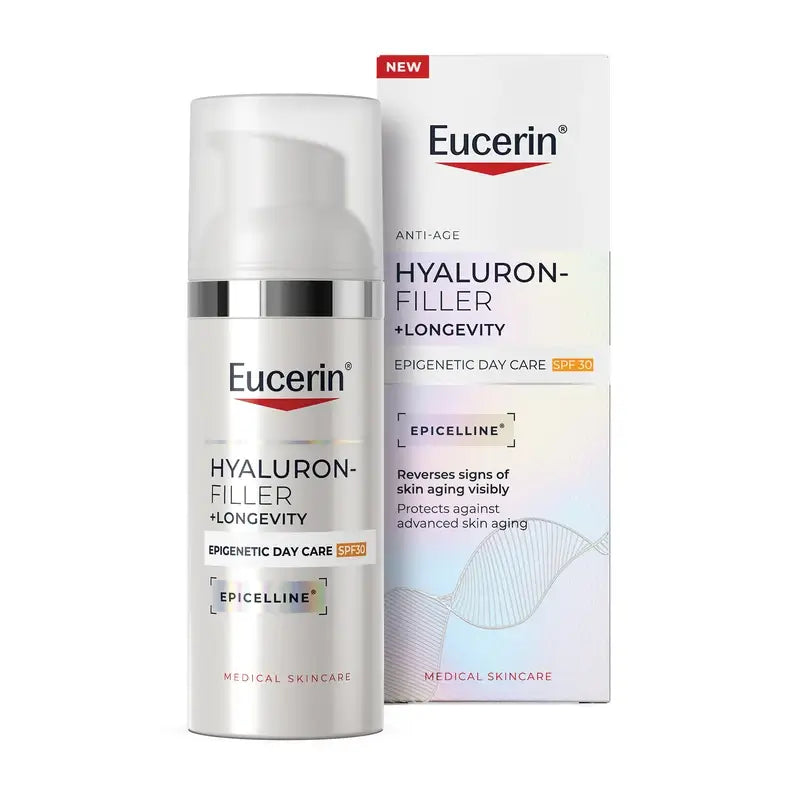 Eucerin Hyaluron-Filler + Longevity Epigenetic Crème de jour SPF 30, 50 ml
