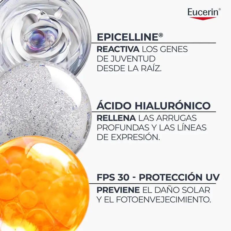 Eucerin Hyaluron-Filler + Longevity Epigenetic Crème de jour SPF 30, 50 ml