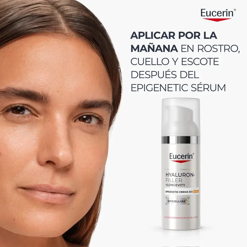 Eucerin Hyaluron-Filler + Longevity Epigenetic Crème de jour SPF 30, 50 ml