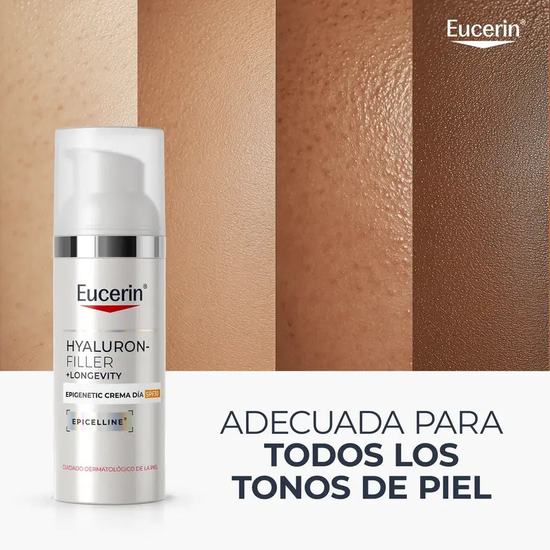 Eucerin Hyaluron-Filler + Longevity Epigenetic Crème de jour SPF 30, 50 ml