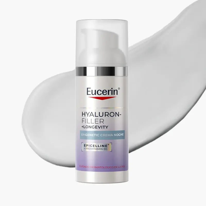 Eucerin Hyaluron-Filler + Longevity Epigenetic Crème de nuit, 50 ml
