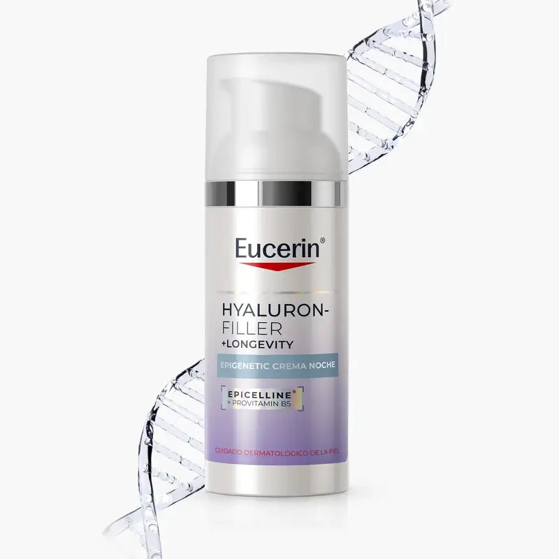 Eucerin Hyaluron-Filler + Longevity Epigenetic Crème de nuit, 50 ml