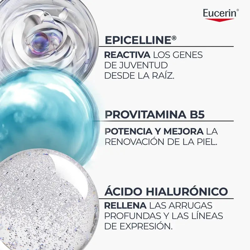Eucerin Hyaluron-Filler + Longevity Epigenetic Crème de nuit, 50 ml