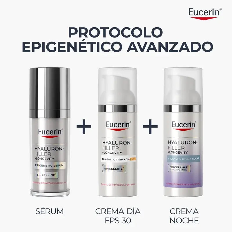 Eucerin Hyaluron-Filler + Longevity Epigenetic Crème de nuit, 50 ml
