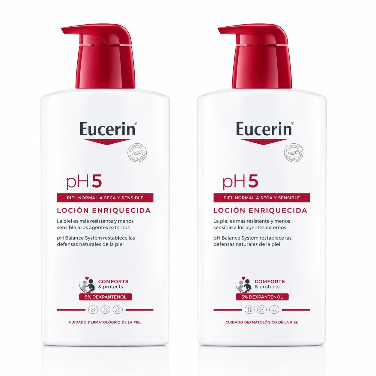 Eucerin Ph5 Lotion enrichie, 1000ml, pack 2