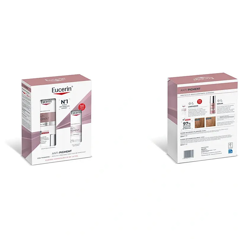 Pack Eucerin Anti-Pigment : sérum double action + gel nettoyant