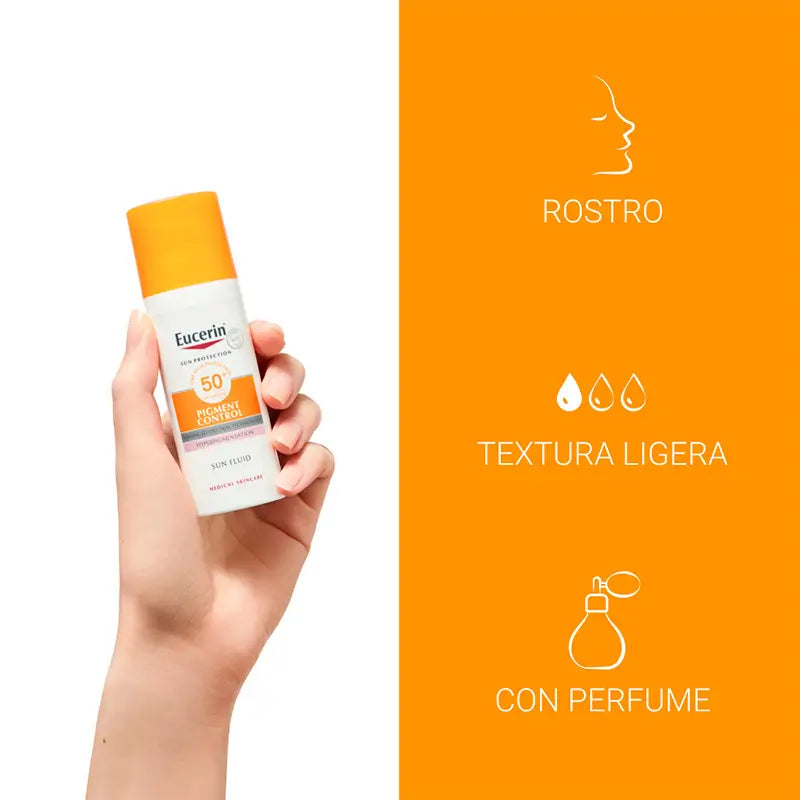 Eucerin Pigment Control SPF50+ Fluide solaire, 50 ml