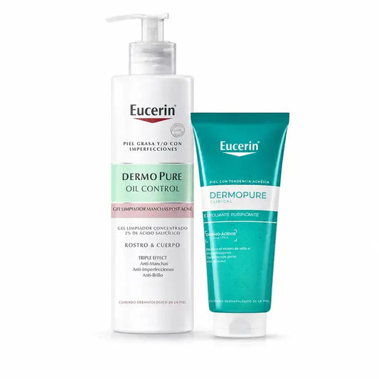 Routine de nettoyage Eucerin pour les peaux grasses