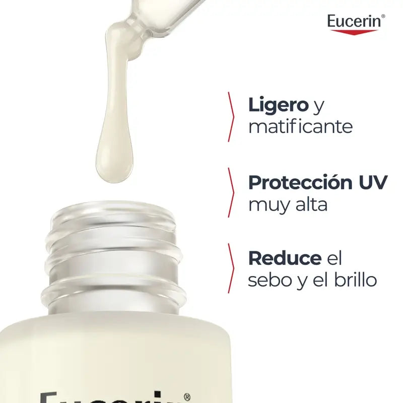 Eucerin Sun Face Oil Control Uv Serum Spf50+ , 30 ml