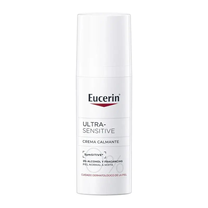 Eucerin Ultra-Sensitive Crème apaisante pour peaux normales à mixtes, 50 ml