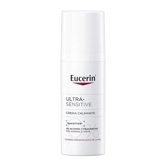 Eucerin Ultra-Sensitive Crème apaisante pour peaux normales à mixtes, 50 ml