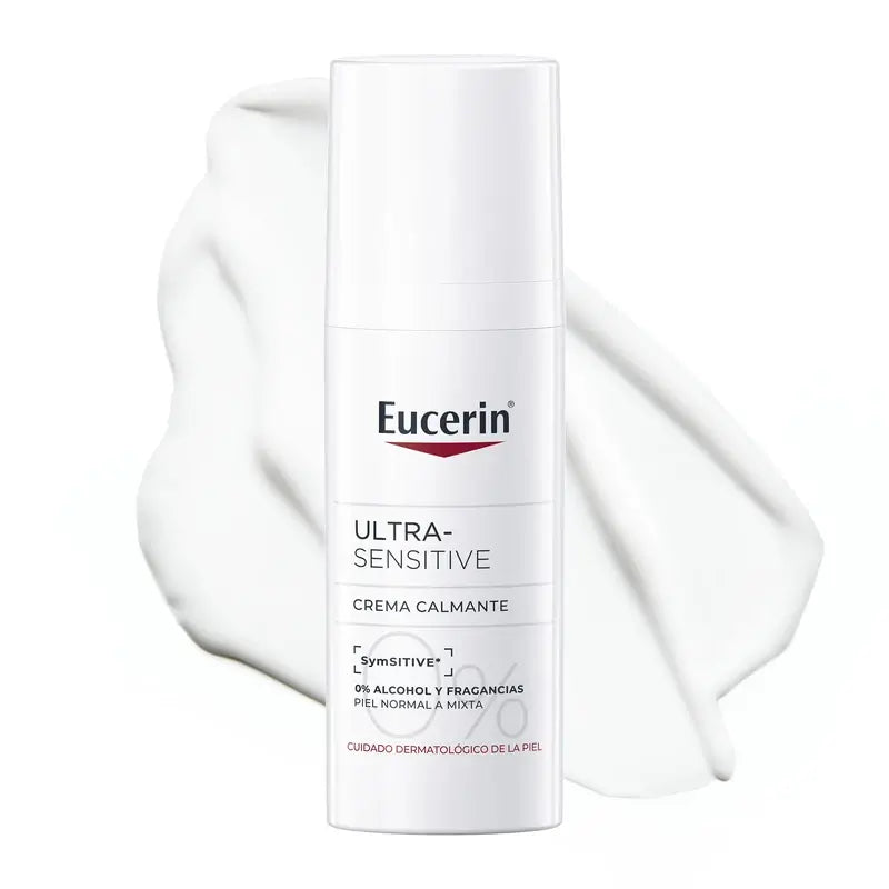 Eucerin Ultra-Sensitive Crème apaisante pour peaux normales à mixtes, 50 ml