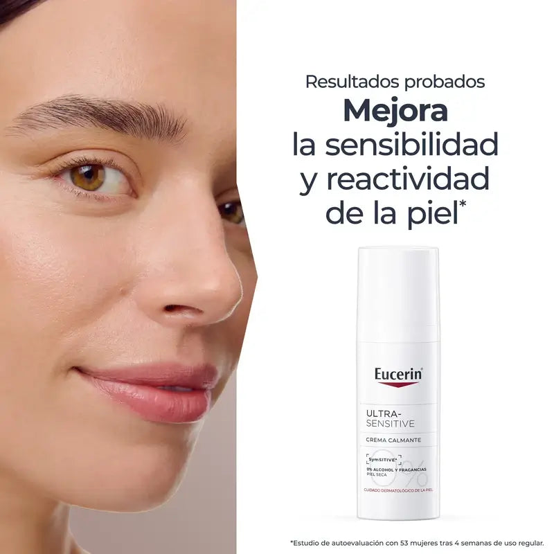Eucerin Ultra-Sensitive Crème apaisante pour peau sèche, 50 ml