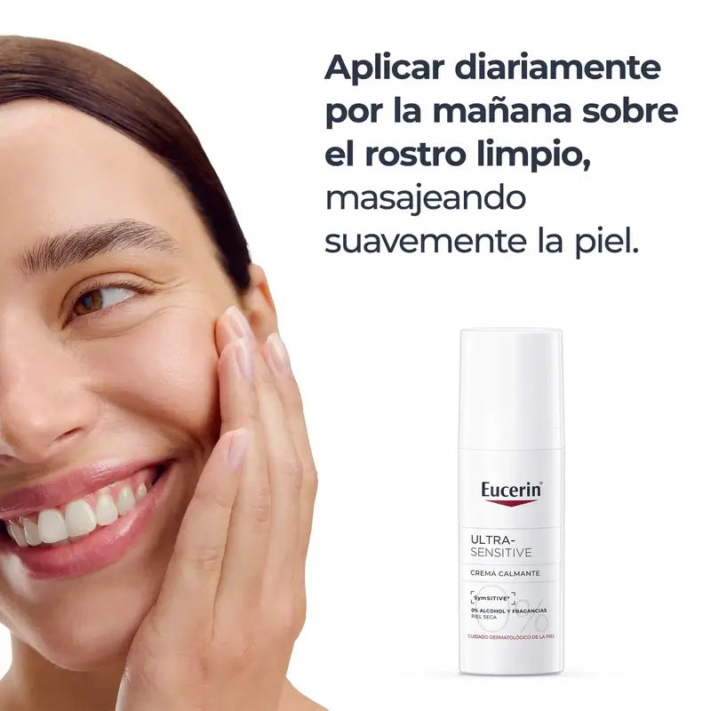 Eucerin Ultra-Sensitive Crème apaisante pour peau sèche, 50 ml