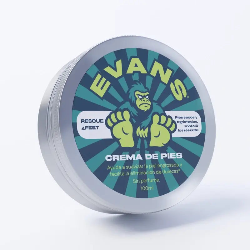 Crème pour les pieds Evans Rescue4Feet, 100 ml