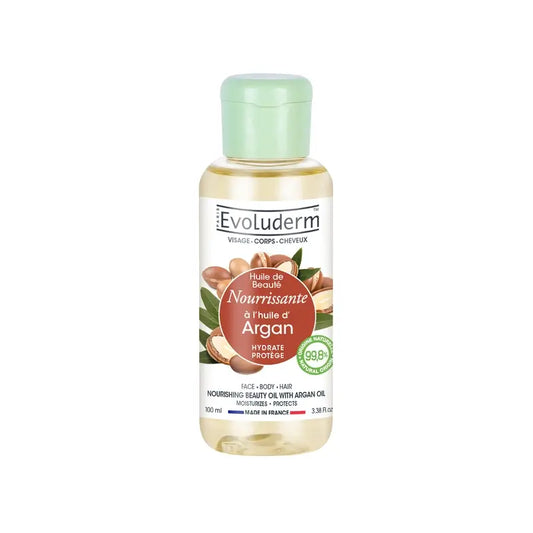 Evoluderm Huile de beauté à l'huile d'argan, 100 ml