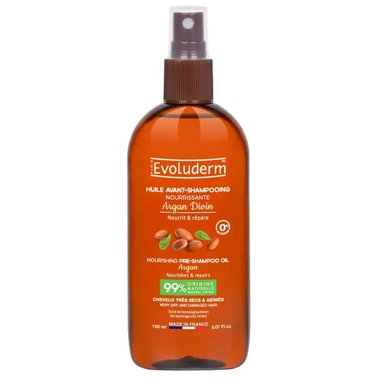 Evoluderm Argan Divin Nourishing Pre-Shampoo Oil, 150 ml