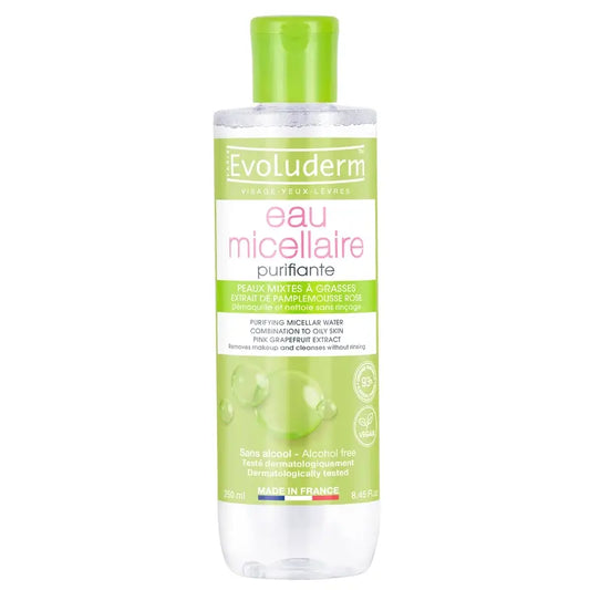Evoluderm Eau micellaire pour peaux mixtes, 250 ml