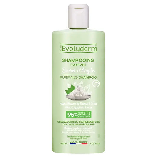 Shampooing à l'argile Evoluderm, 400 ml