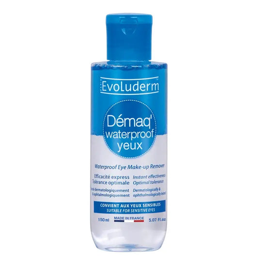 Evoluderm Waterproof Eye Make-up Remover, 150 ml