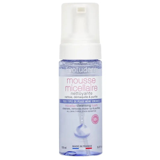 Evoluderm Micellar Cleansing Foam - Mousse Micellaire, 150 ml