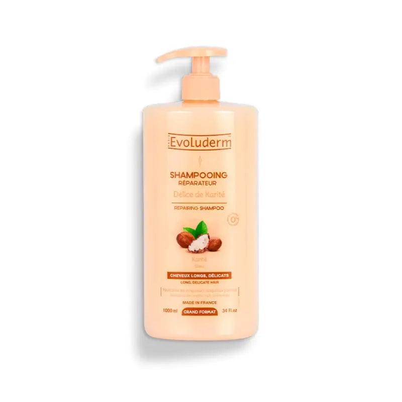 Evoluderm Gel douche au beurre de karité, 1000 ml