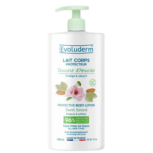 Evoluderm Lait corporel à l'amande douce, 1000 ml