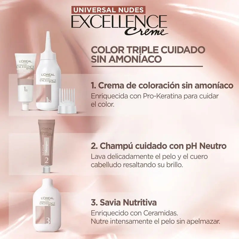 L'Oréal Paris Excell Univ Nudes Noir 1U 550