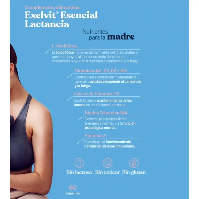 Exelvit Lactation Essential, 60 gélules