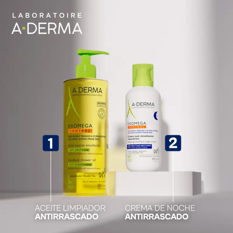 Aderma Exomega Emollient Repairing Night Cream, 400 Ml