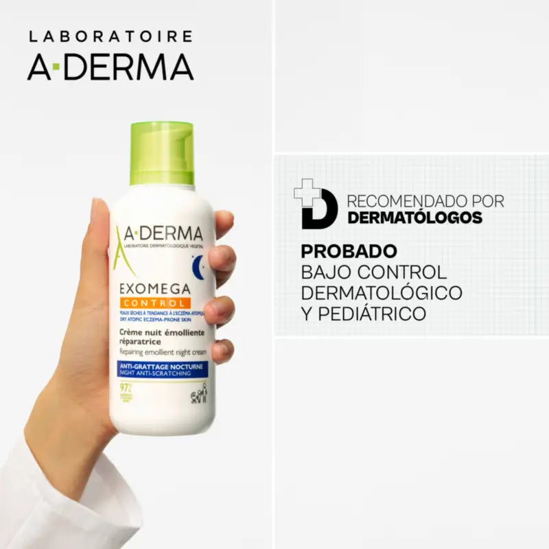 Aderma Exomega Emollient Repairing Night Cream, 400 Ml
