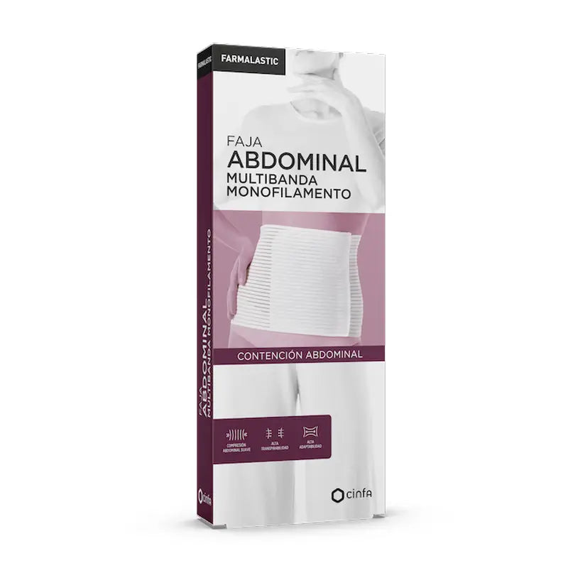 Farmalastic Lumbar Girdle Velcro White, Size 2