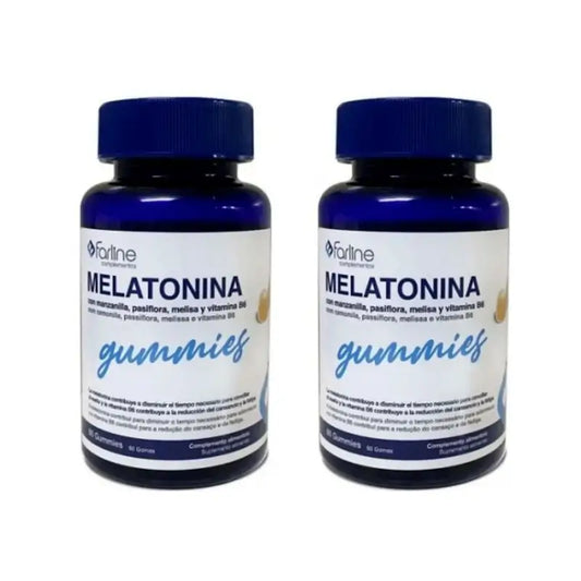 Farline Mélatonine, 2X60 Gummies