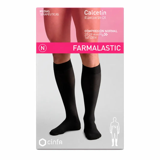 Chaussettes Farmalastic Noir Taille M