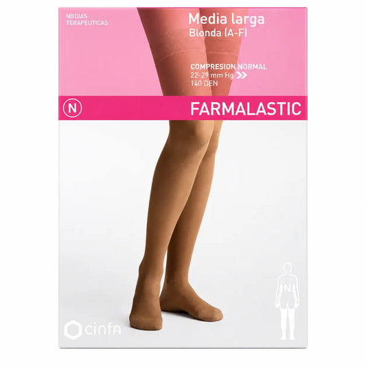 Farmalastic Long Stocking Compression Normal Compression Compression Camel Taille M