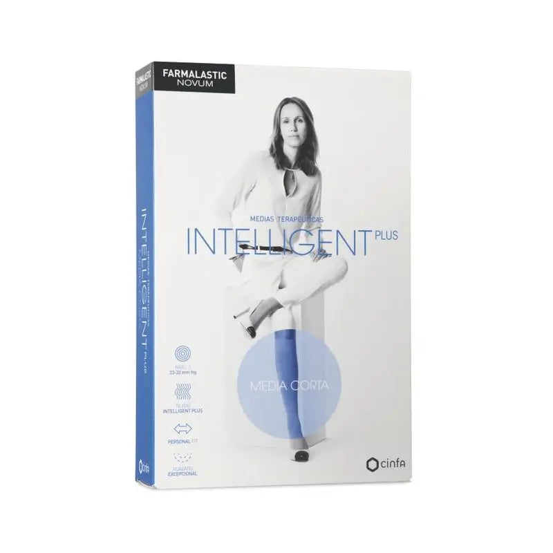 Farmalastic Novum Intelligent Short Stocking Anthracite, Size 5