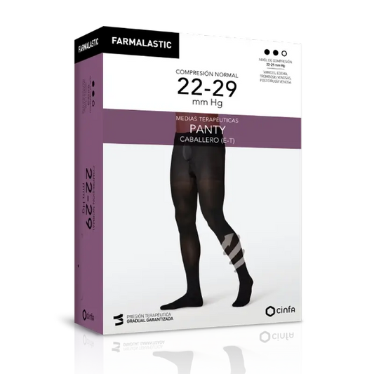 Farmalastic - Collants de compression normale pour hommes, grande taille