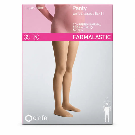 Culotte de compression Farmalastic Normal Pregnant, Taille XL Noir