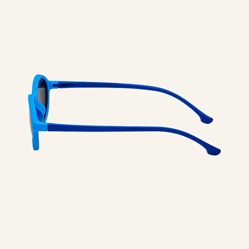 Farmamoda Lunettes de soleil polarisantes pour enfants Celeste & Navy Oval, 25 gr