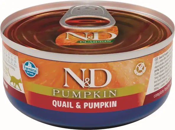Farmina N&D Cat Pumpkin Quail Quail 24X70Gr Box, wet cat food