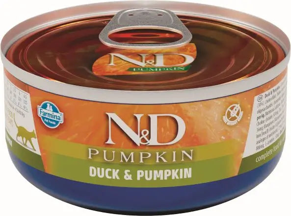 Farmina N&D Cat Pumpkin Duck Pumpkin Box 24X70Gr, wet cat food