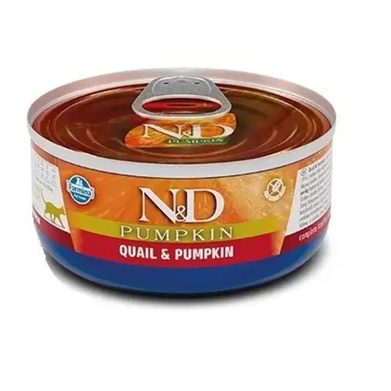 Farmina N&D Cat Caille Potiron Caille Potiron Boîte 30X70Gr