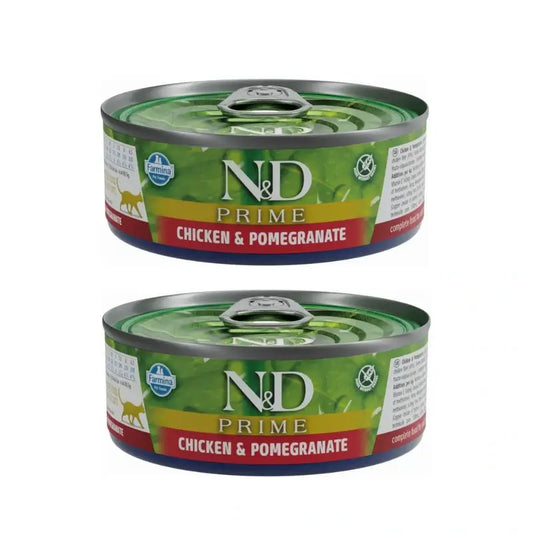 Farmina N&D Cat Prime Chicken Pomegranate Box 30X70Gr, Pack Of 2