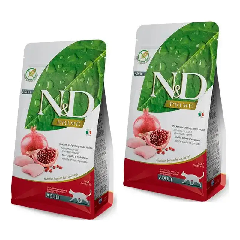 Farmina N&D Cat Prime Chicken, paquet de 2 x 1,5Kg