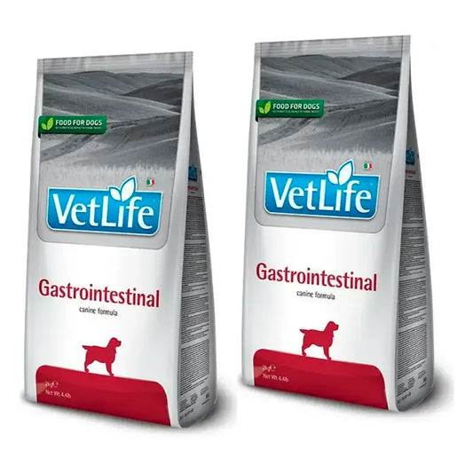 Farmina Vet Life Dog Croquettes gastro-intestinales pour chiens, paquet de 2 x 12Kg