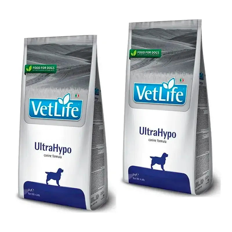 Farmina Vet Life Dog Ultrahypo nourriture pour chiens, paquet de 2 x 2Kg