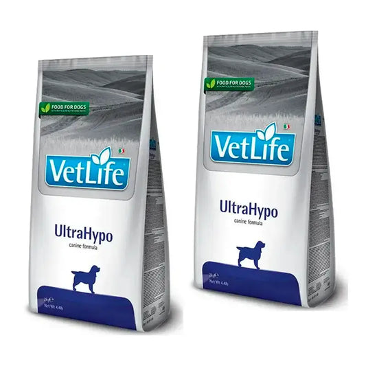 Farmina Vet Life Dog Ultrahypo nourriture pour chiens, paquet de 2 x 2Kg