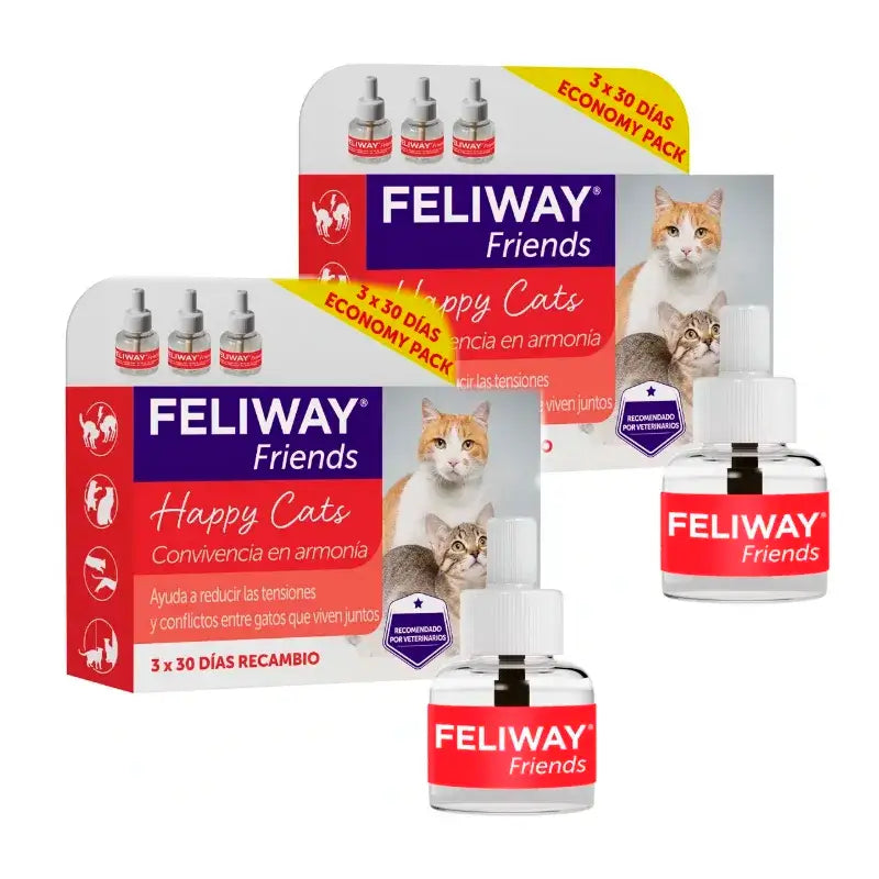 Feliway Friends 3X48 ml, paquet de 2 unités