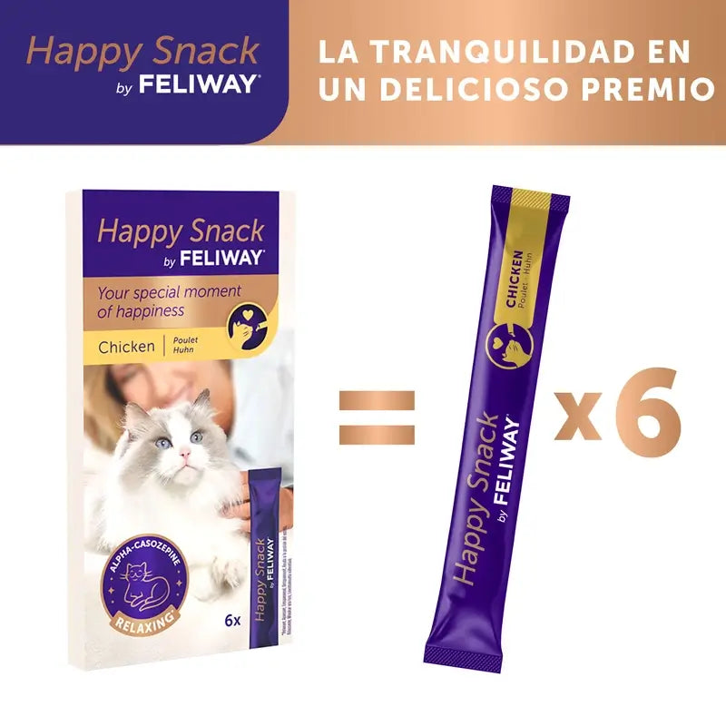 Feliway Happy Snack 6 bâtonnets